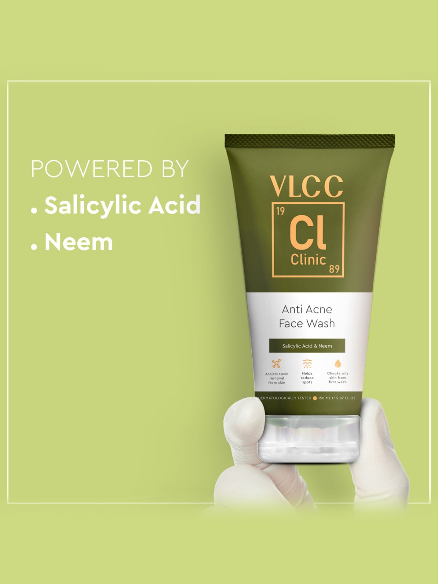 VLCC Clinic Anti Acne Face Wash - 150 ml