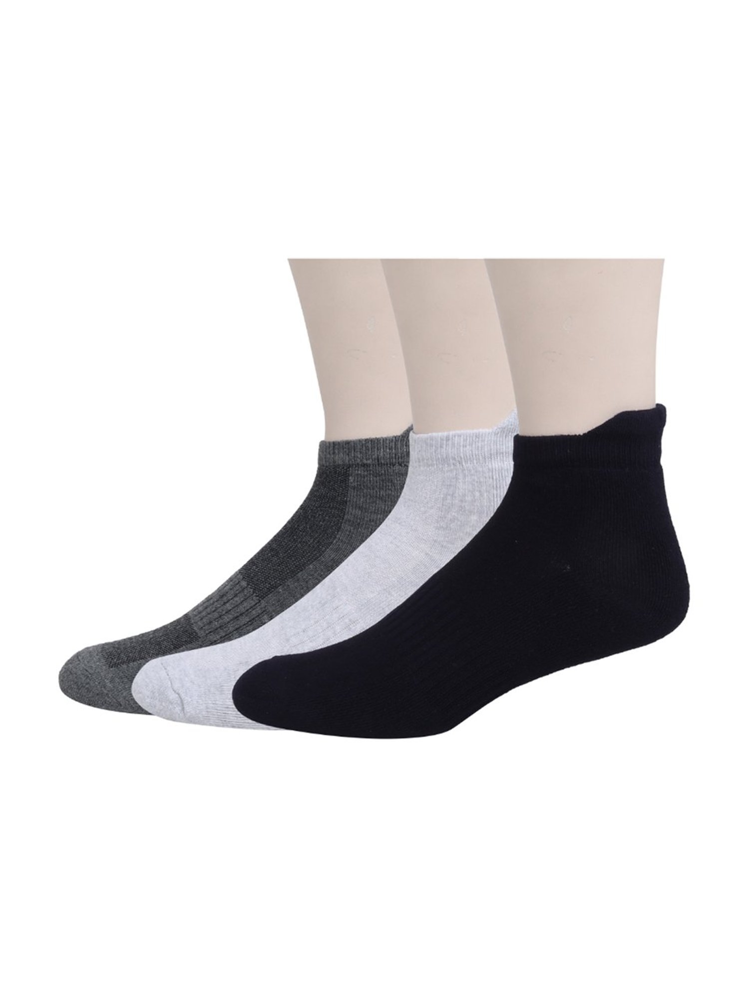 Sokker Multicolor Cotton Solid Socks - Set of 3
