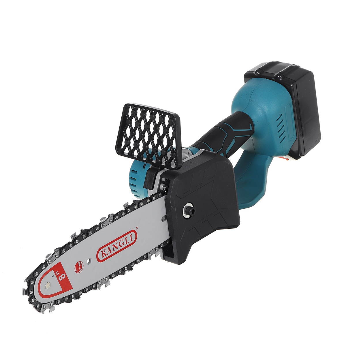 21V Cordless Electric Chain Saw Wood Cutter One-Hand Saw Woodworking Tool-6