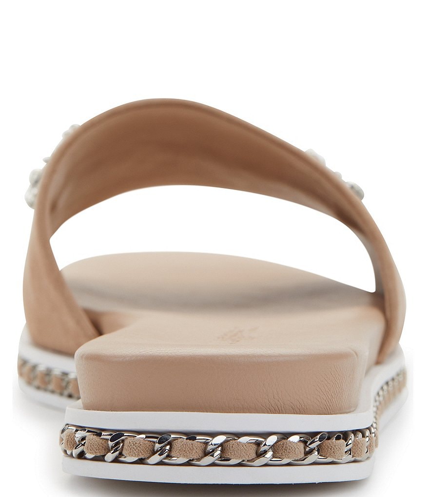 KARL LAGERFELD PARIS Bijou Suede Bling Slides