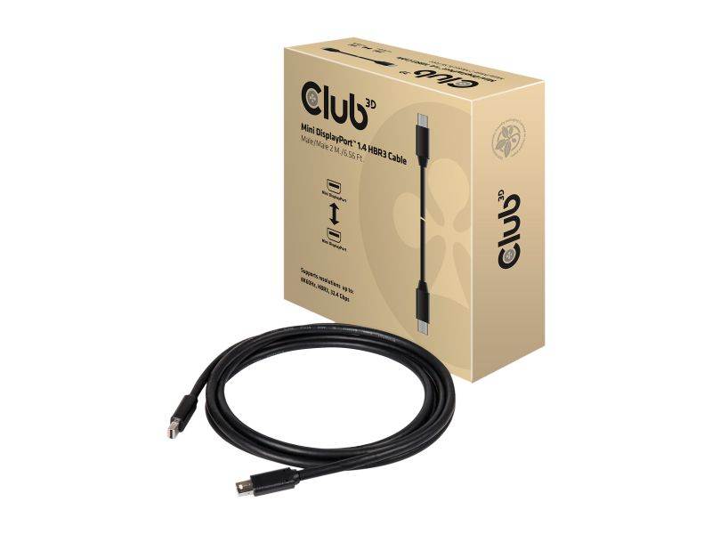 Club3D Model CAC-1164 Mini DisplayPort 1.4 HBR3 8K60Hz Cable