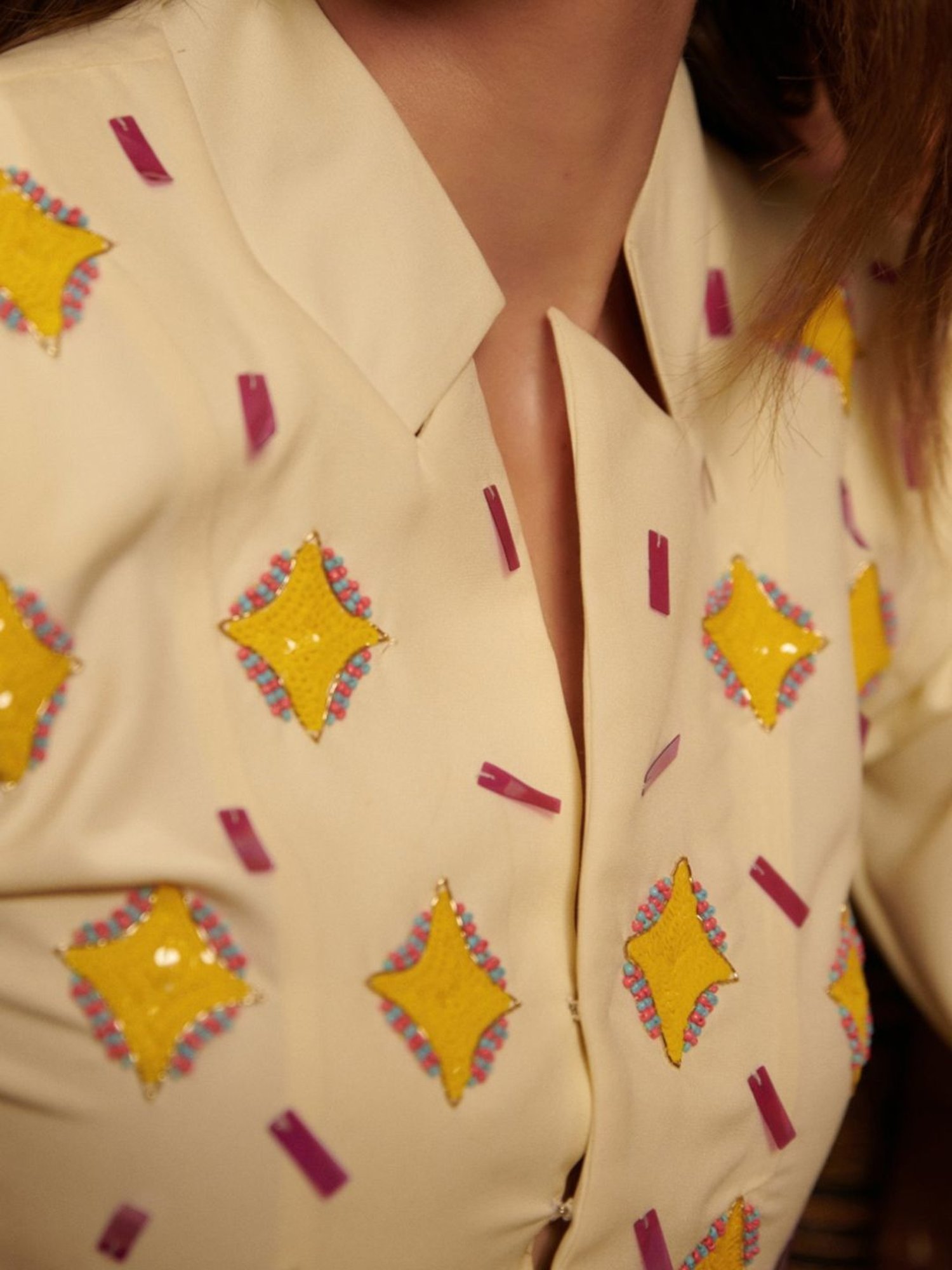 Cin Cin White Audace Party Edit Agnise Jacket With Pant