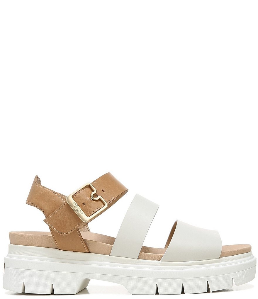 Original Collection by Dr. Scholl's Trekkie Leather Platform Sandals