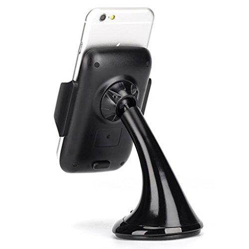 Premium Car Mount Holder Dash Windshield Cradle Window Rotating Dock Suction Compatible with LG V40 ThinQ