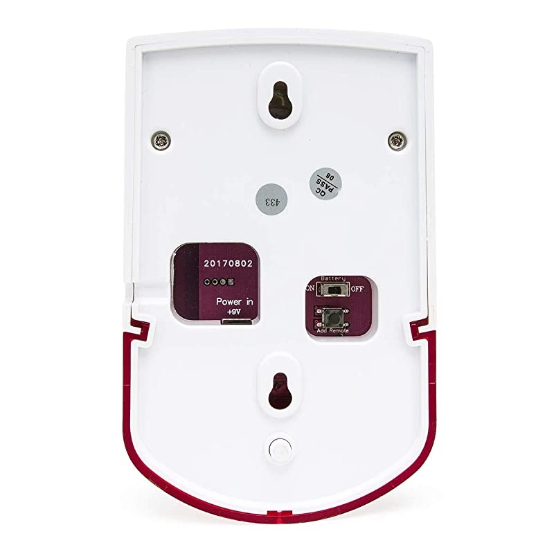 Strobe Siren Panic Alarm Button Siren Alarm with Light for Home Caring Loud Outdoor SOS Alert System 2 Red Flashing Siren and 4 Emergency Button for Store Hotel Jewelry Shop Security