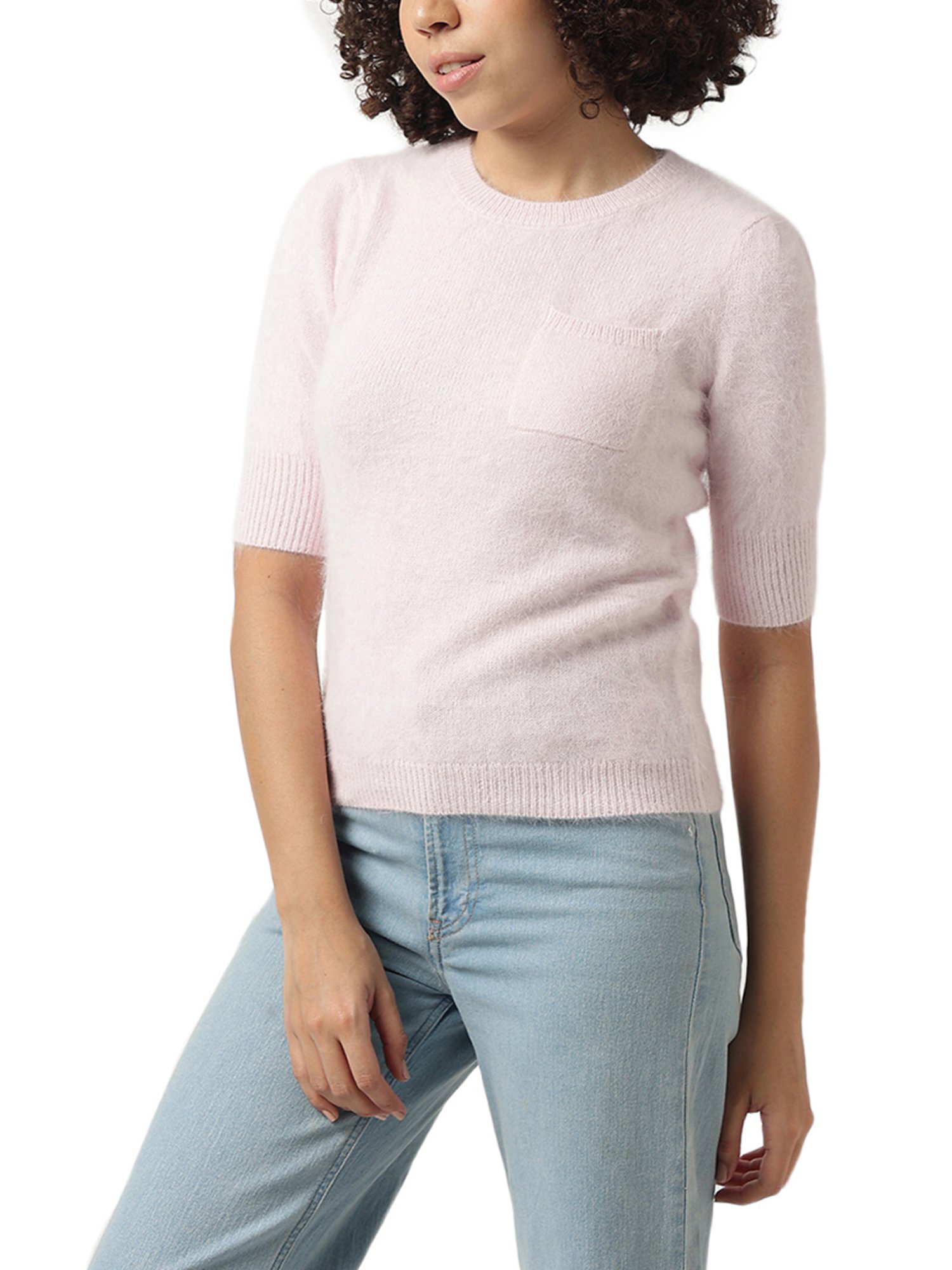 Liu Jo Barley Pink S & A Regular Fit Sweater