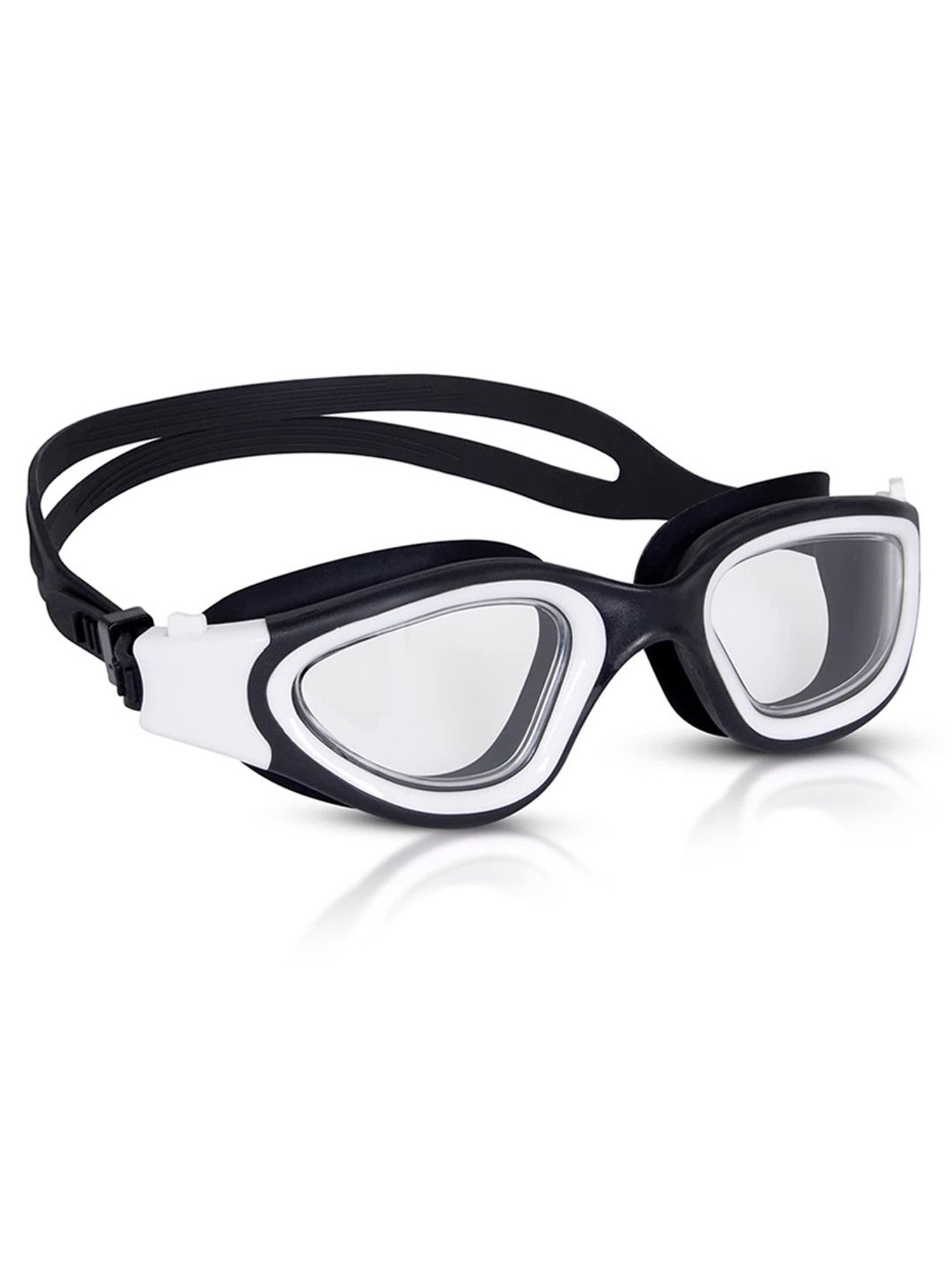 Viva Swimming Atlanta Anti-Fog, UV Protection Swimming Goggles (Black & White)