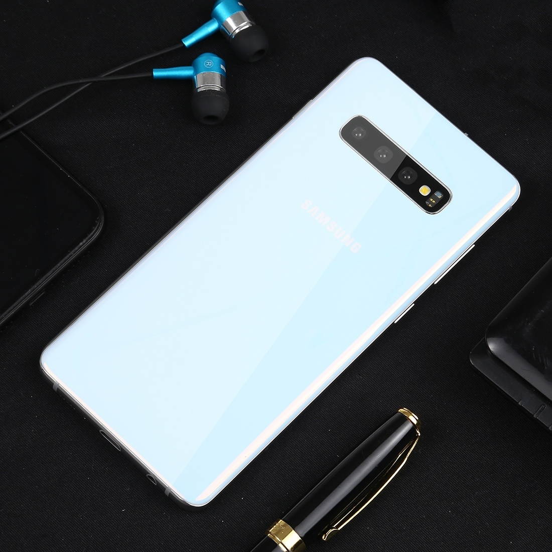 Original Color Screen Non-Working Fake Dummy Display Model for Galaxy S10+ (White)