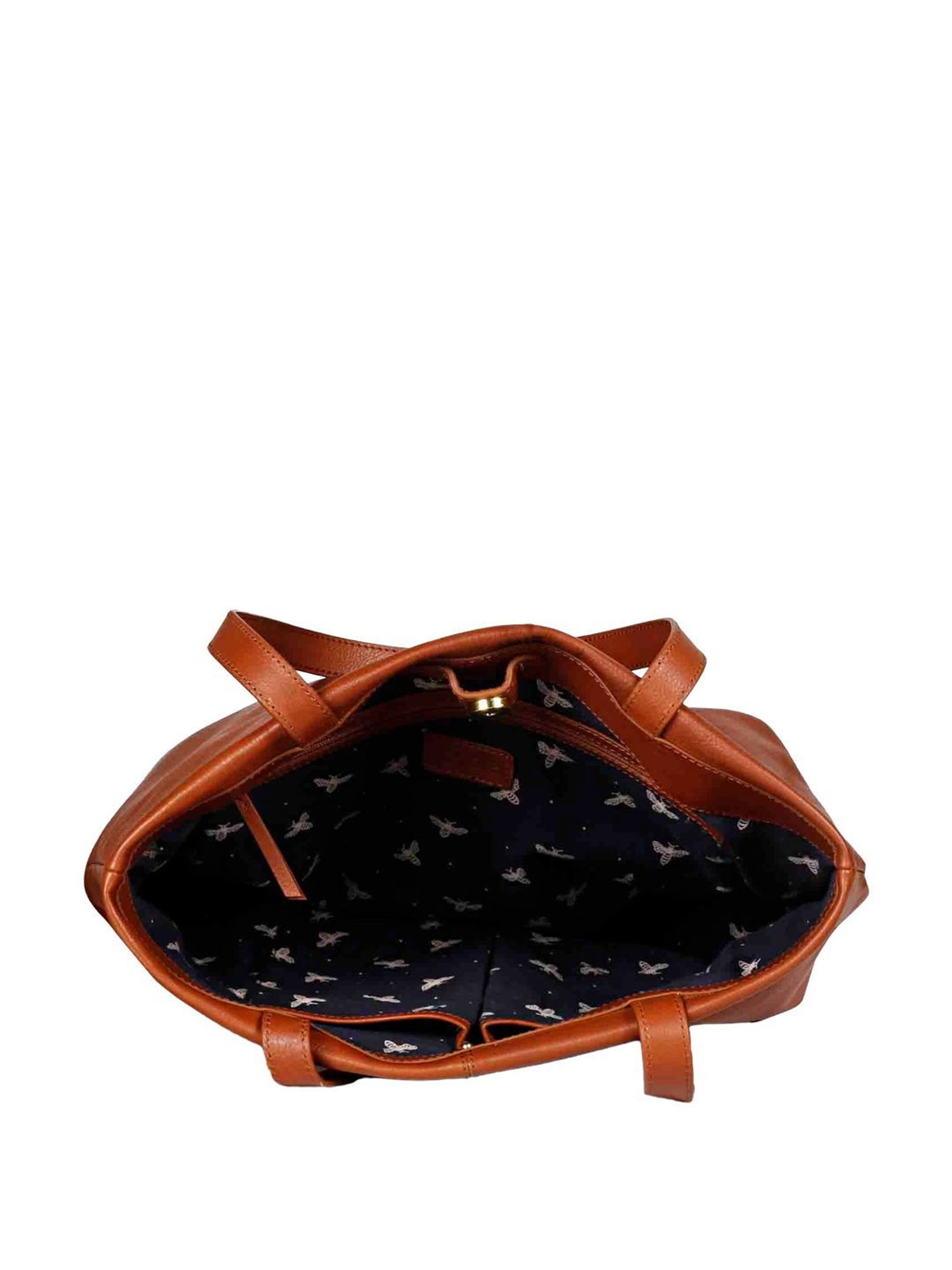 Favore Tan Solid Medium Totes