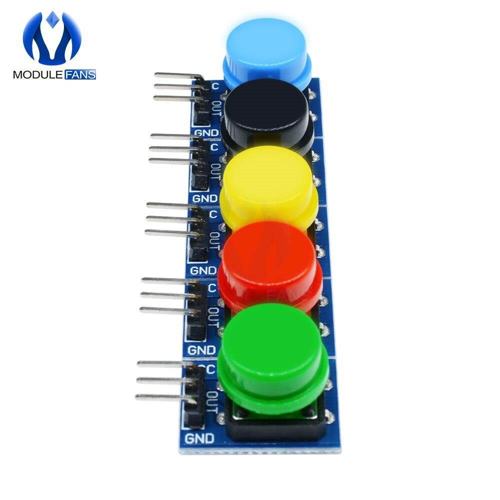 25pcs 12X12MM Big Key Module Big Button Module Light Touch Switch Module For Arduino Raspberry Pi 3 With Hat High Level Output