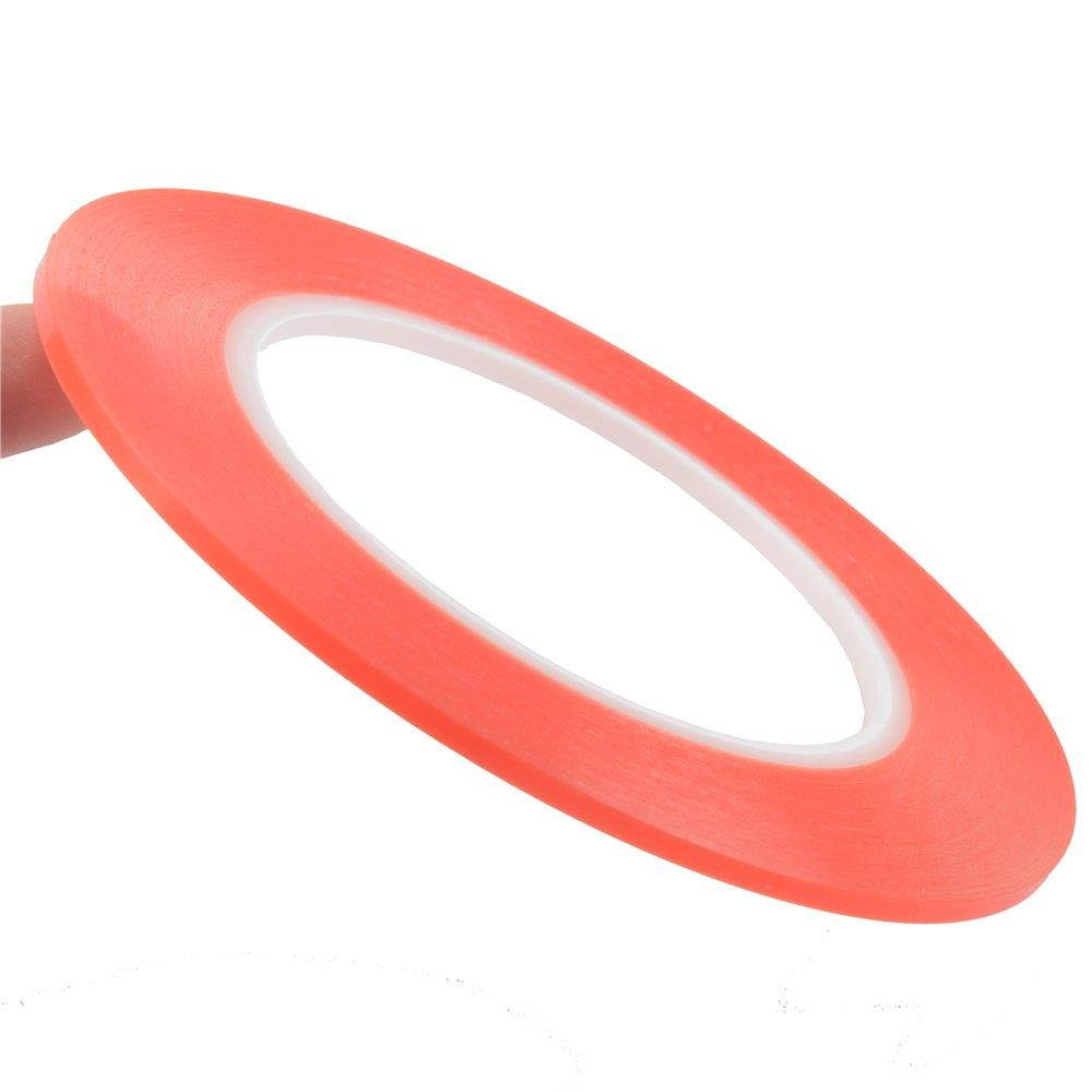 3pcs/bag 25 meters Mixed size 1mm/2mm/3mm/ For 3M Double Sided Tape Sticky Red for Mobile Phone LCD Pannel Display Screen Repair Housing