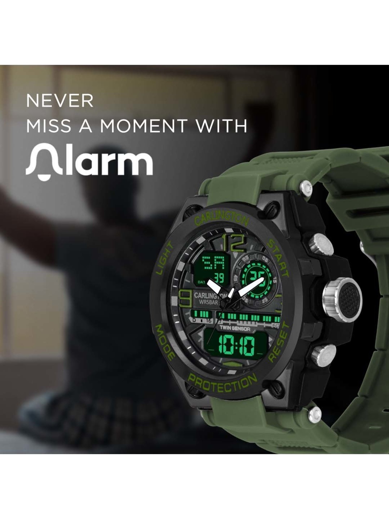 CARLINGTON Endurance 3377 Analog-Digital Watch for Men