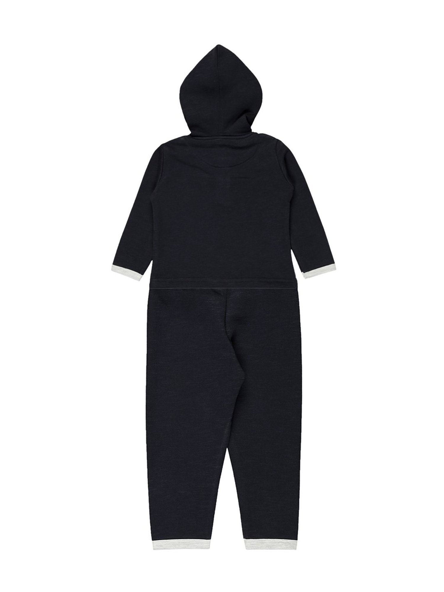 Bodycare Kids Navy Printed Full Sleeves Hoodie with Pants