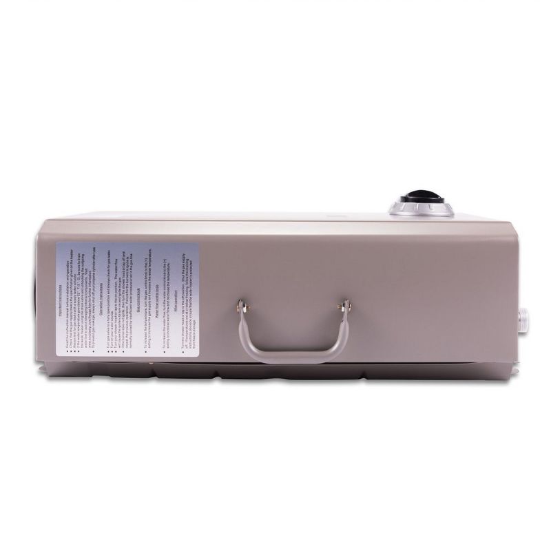 Eccotemp L7 Portable Outdoor Camping Propane Powered Tankless Hot Water Heater, 1.7 GPM, 20 to 80 PSI, Gray