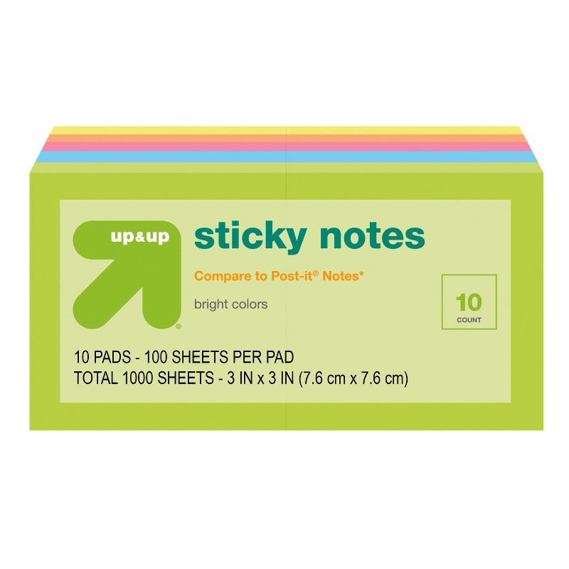 Skilcraft Standard Adhesive Notes 1.5" x 2" Yellow 100 Sheets/Pad 773036