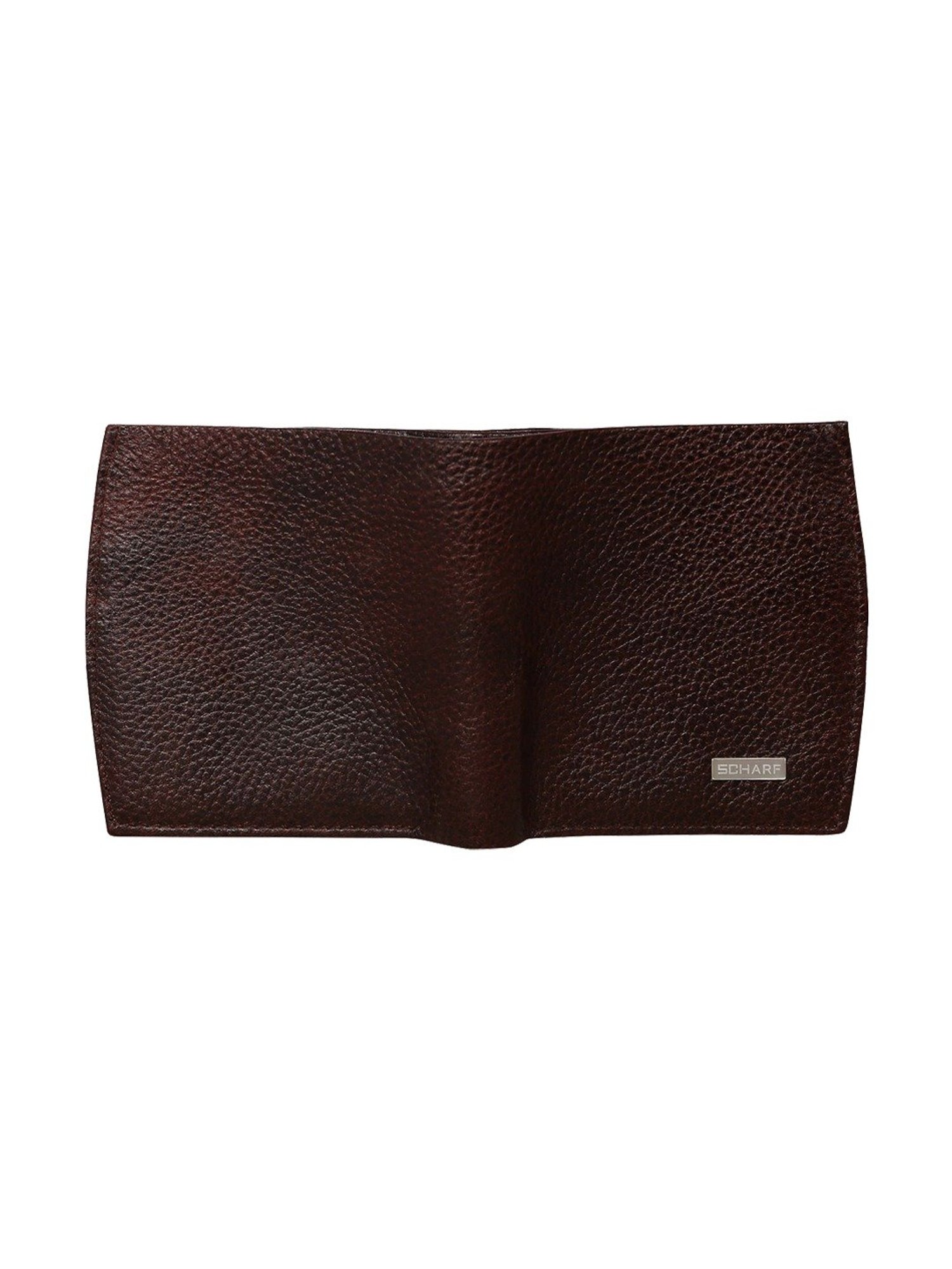 Scharf Brown Leather Set Of Waist Belt And Wallet For Men