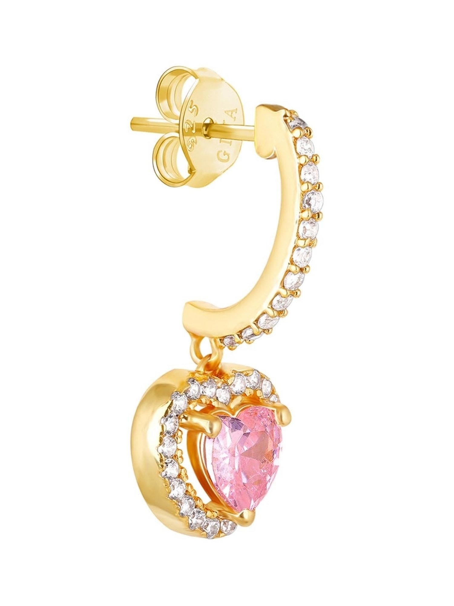 GIVA 92.5 Sterling Silver Heart Earrings for Women