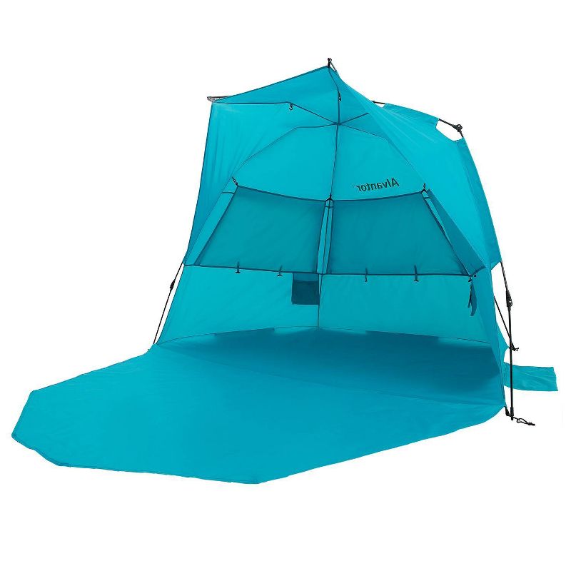 Outdoor Automatic Pop-Up Sun Shelter - Teal - Alvantor
