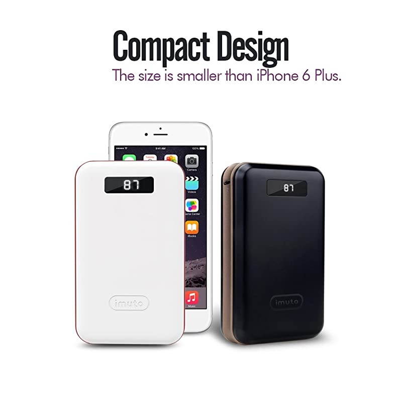 20000mAh Portable Charger Compact Power Bank External Battery Pack LED Digital Display Smart Charge Compatible with iPhone 12 Max Pro 11 XR 10 7 Plus, Samsung S10 Plus, Note 10, Tablets & More