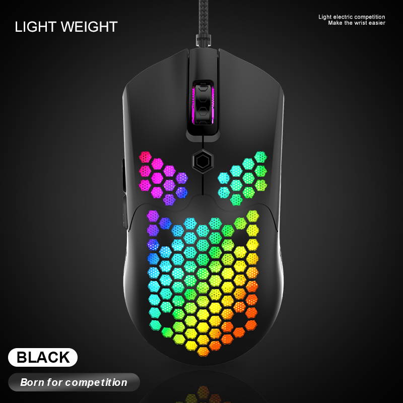 M5 E-sport Wasp Lightweight Wired Hollow Gaming Mouse