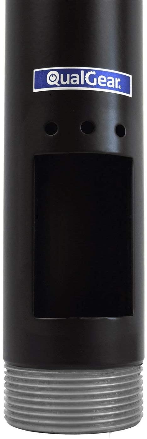 QualGear QG-PRO-PM-3FT-B Pro-AV 1.5" Npt Threaded Pipe, 3' Length Projector Accessory