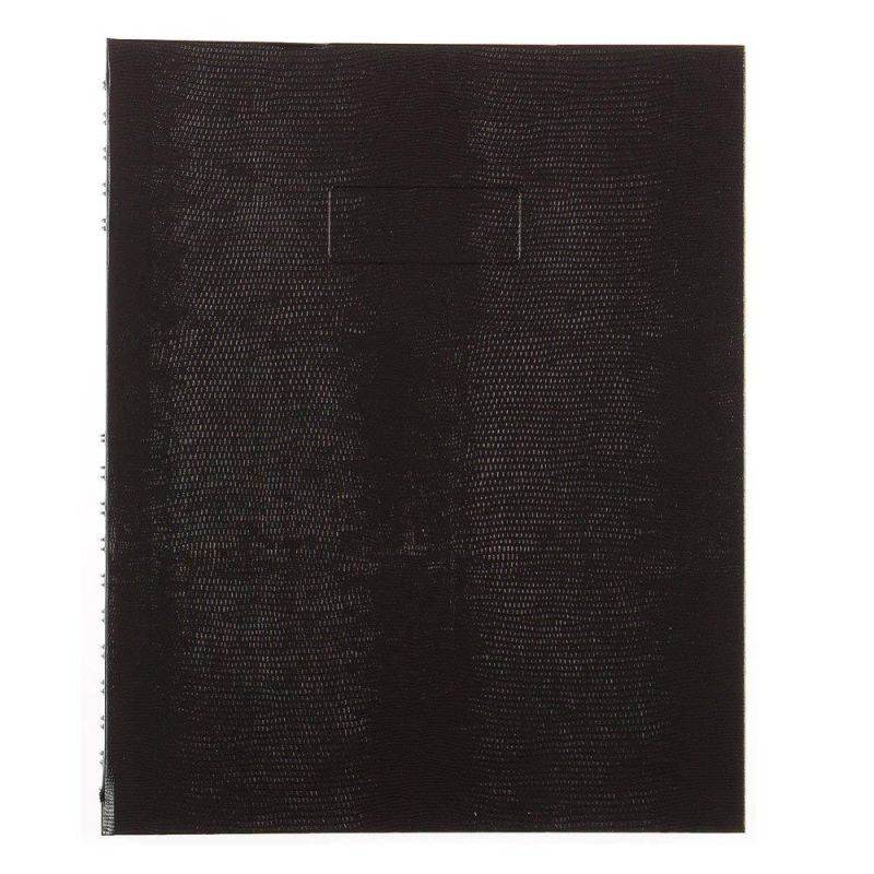 NotePro Undated Daily Planner, Black, 200 Pages,11 x 8-1/2 Inches