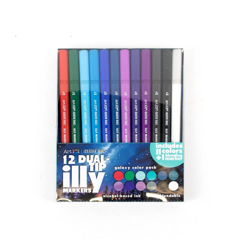 36ct Dual Tip Illy Markers - Art 101