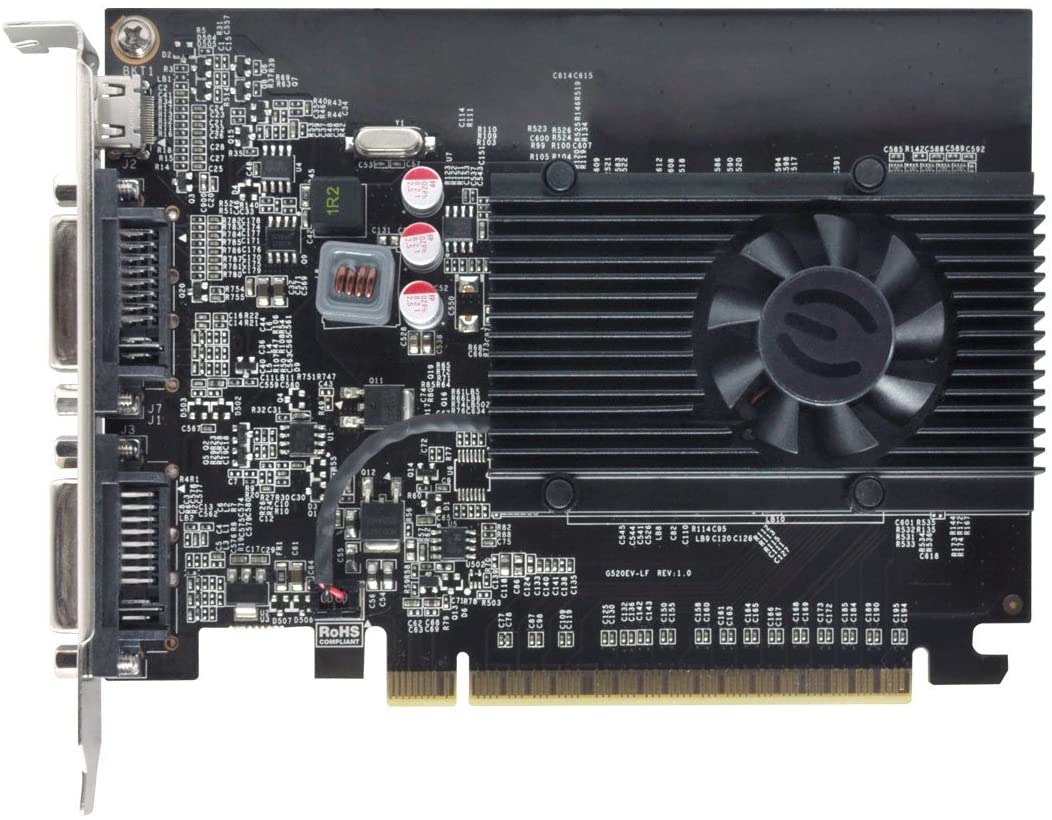 EVGA GeForce GT MB DDR3, DVI, Mini-HDMI, Graphics Card (02G-P3-2617-KR)