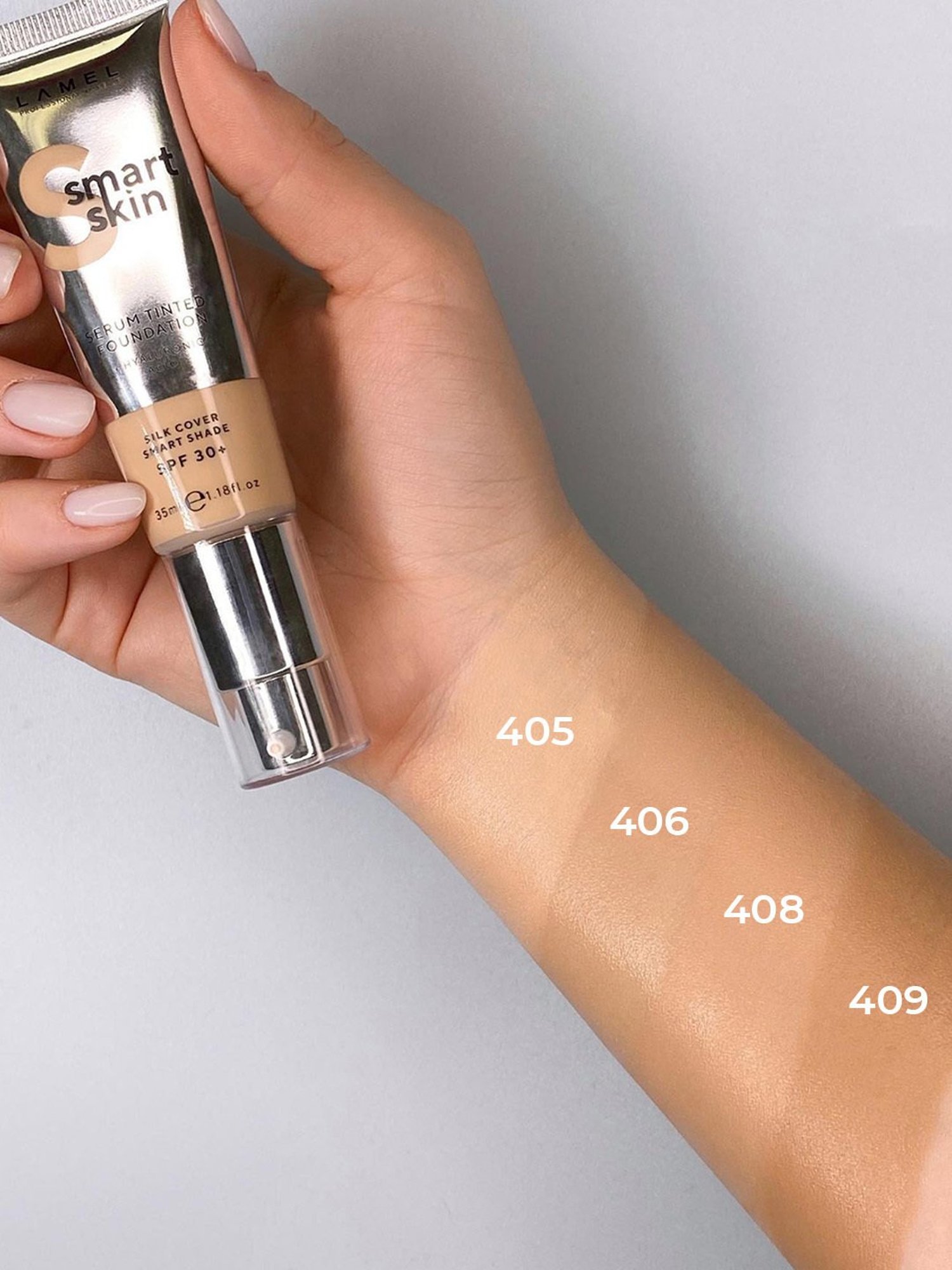 Lamel Smart Skin Serum Tinted Foundation SPF 30 + 409 Deep Beige - 35 ml