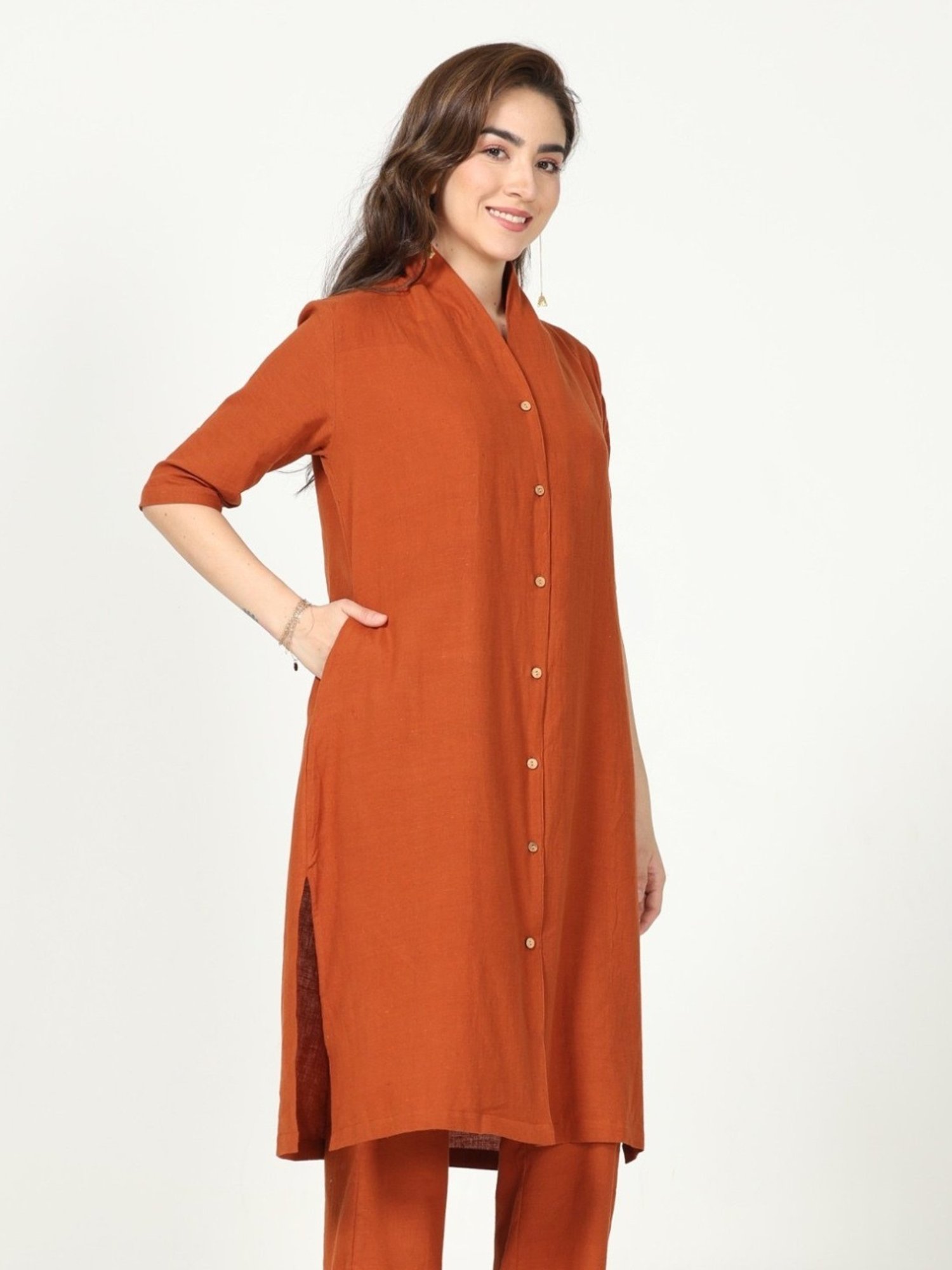 Saltpetre Timeless Orange Co-ord Set in Organic Cotton