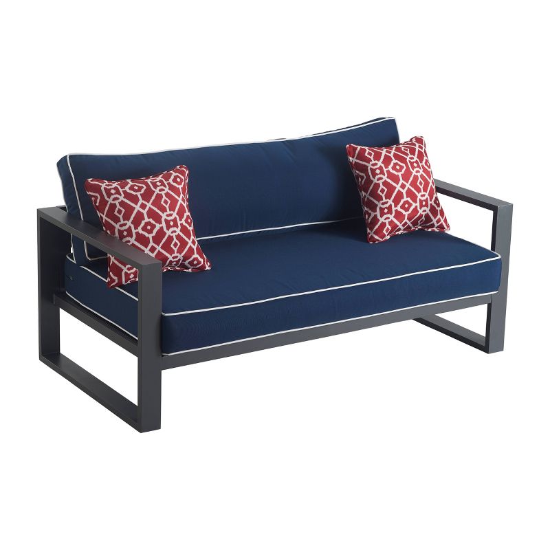 Monterey Outdoor Sofa - Gunmetal - Finch