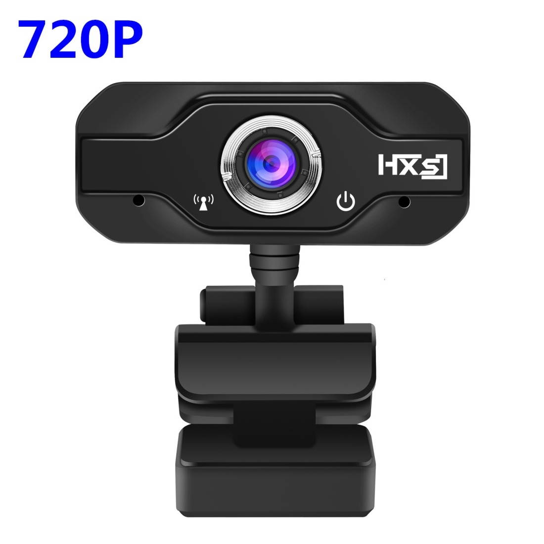 HXSJ S50 30fps 100 Megapixel 720P HD Webcam for Desktop / Laptop / Smart TV, with 10m Sound Cable