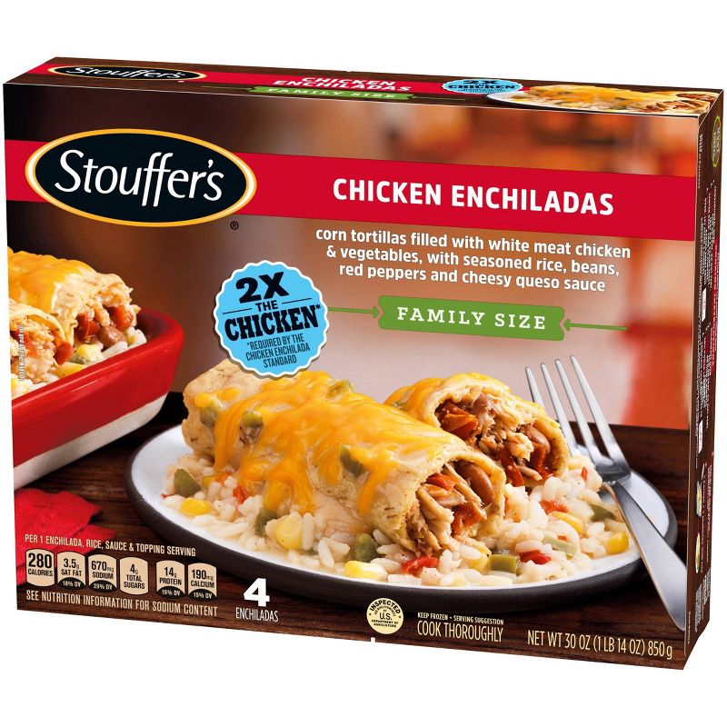 Stouffer's Frozen Chicken Enchiladas Family Size - 30oz