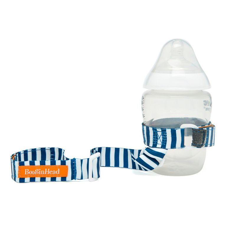 BooginHead SippiGrip Sippy Cup Strap Sippy Cup Holder - Nautical Blue