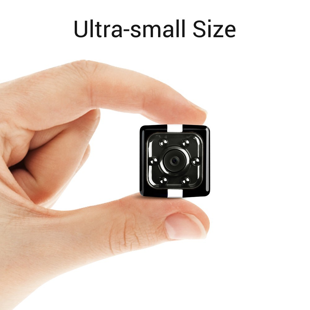 Mini Cube Camera 720P HD IR Night Vision 120&deg; Wide Angle 32GB Extended Memory