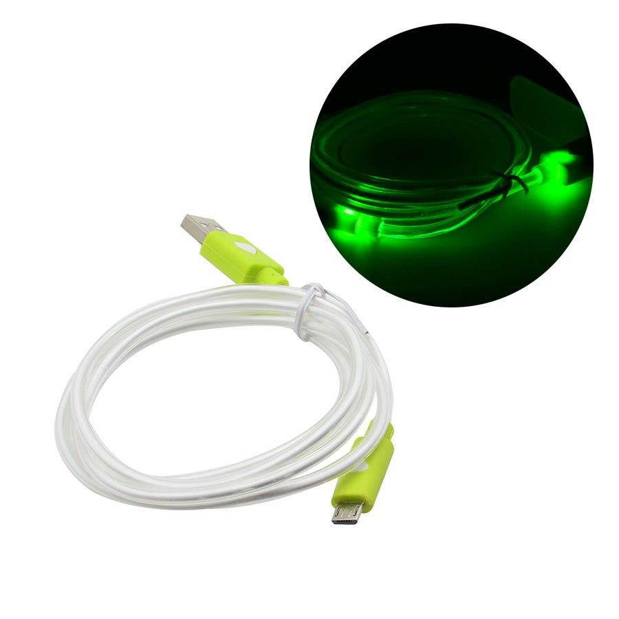 2018 Digital Universal 1M LED Light Micro USB Cable Charger Data Sync Cord Cable For Android Cell Phones Accessories