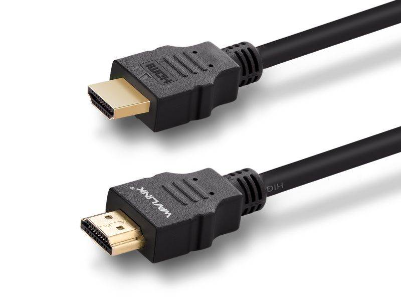 Wavlink 4K HDMI Cable - 6.6ft  Zinc Alloy Shell HDMI Male to HDMI Male cable - Braided Cord (30AWG) - High Speed with Ethernet & Audio Return - Support 4K 2160p, HD 1080p, 3D