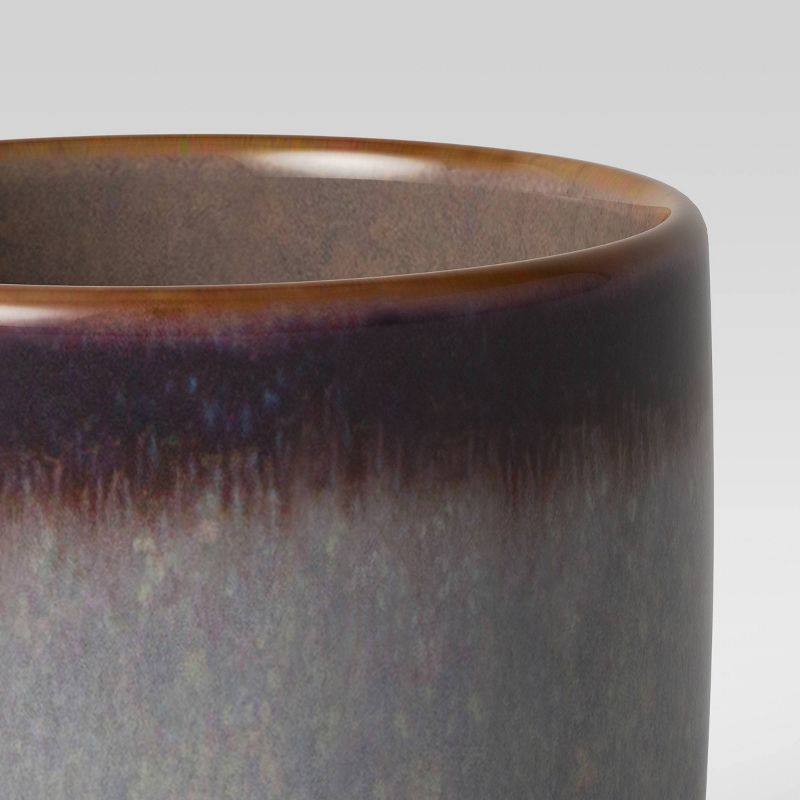 The HC Companies 3 Inch Round Plastic Sprite Decorative Indoor Flower Succulent Planter Pot with Drain Plug Hole, Artisan Taupe