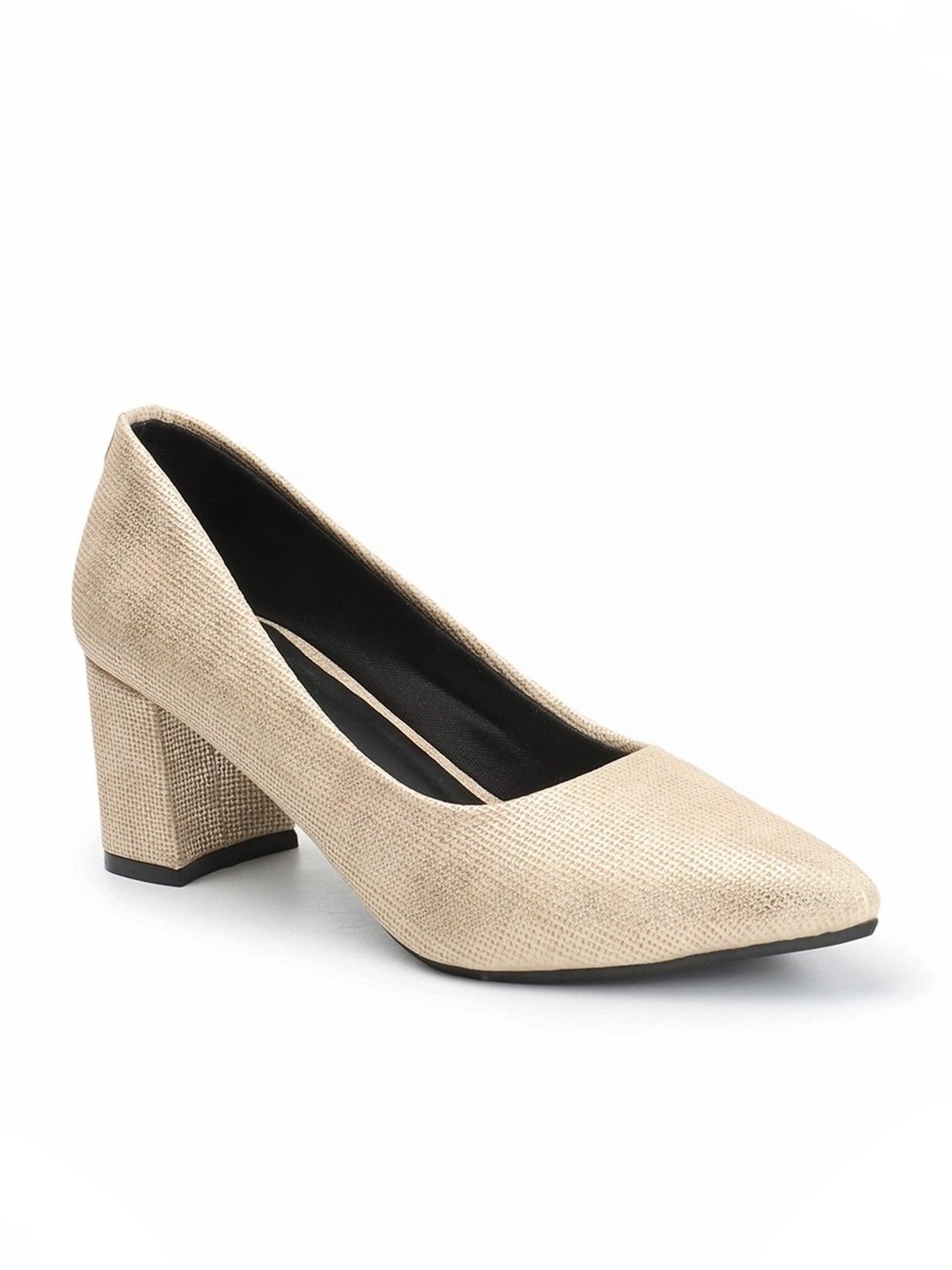 Carlton London Women's Gold Casual Pumps