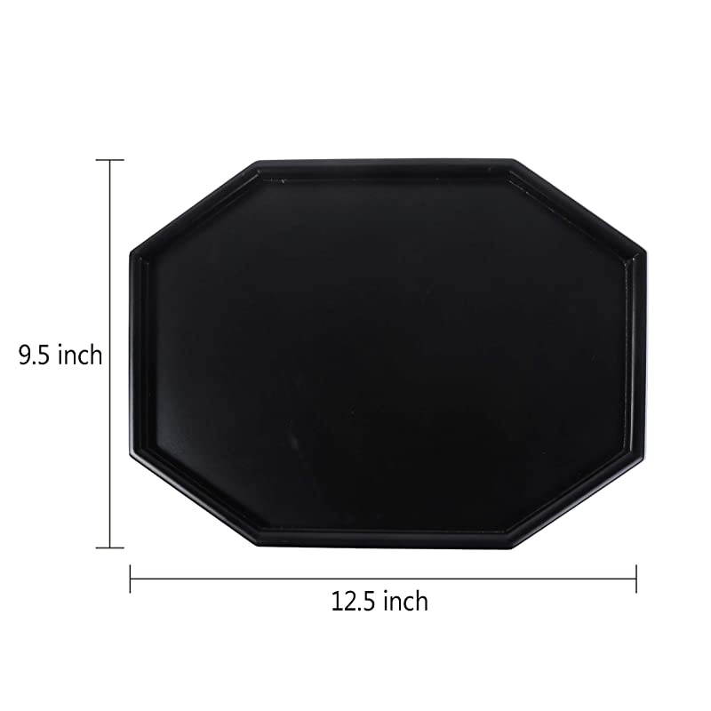 Sofa Couch Armrest ClipOn Table Recliner Armrest Organizer Tray for CoffeeSnacksElectronics Black