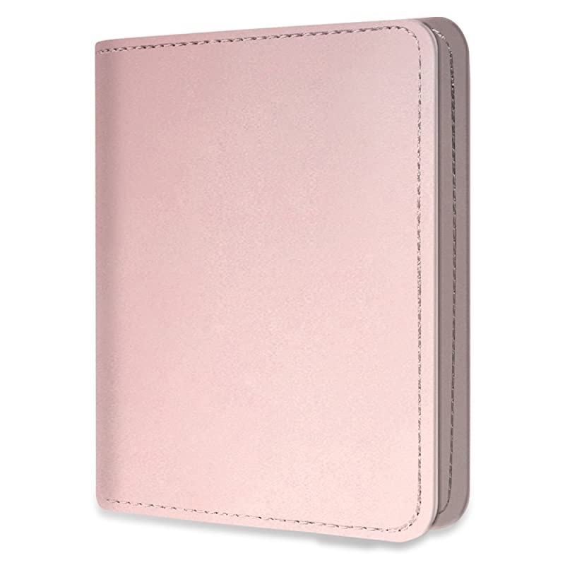 Mini Photo Album for 3Inch Film 104 Pockets Album for Fujifilm Instax Mini 11Mini 9Mini Link PrinterMini LiPlay Canon Ivy CLIQ Polaroid Kodak Instant Print Camera Rose Gold