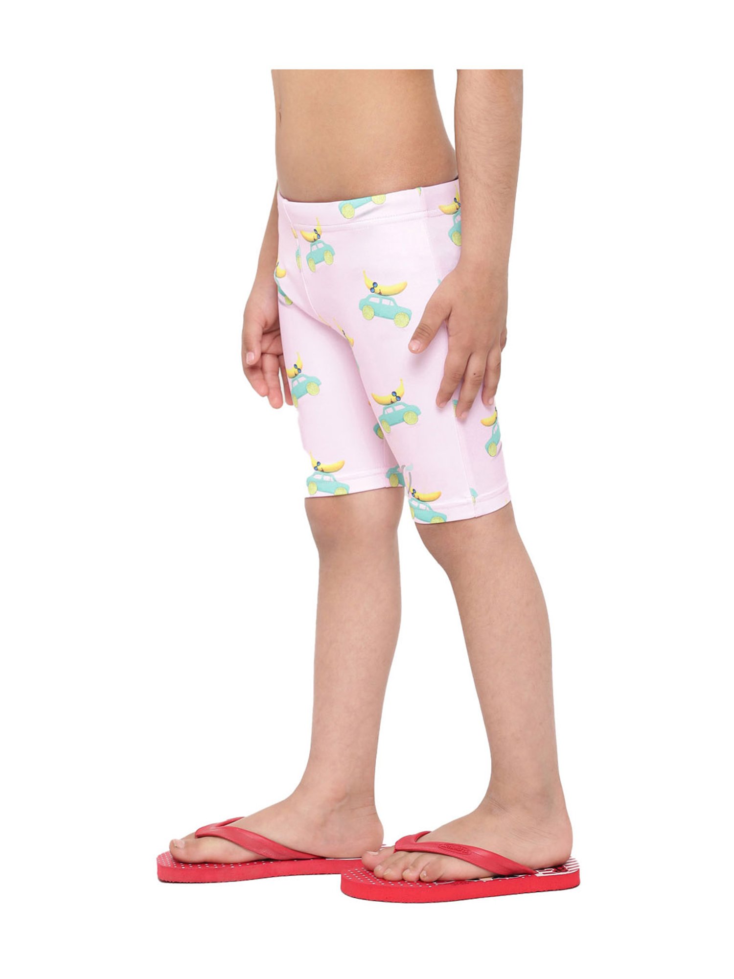IO Kids Pink Printed Jammers
