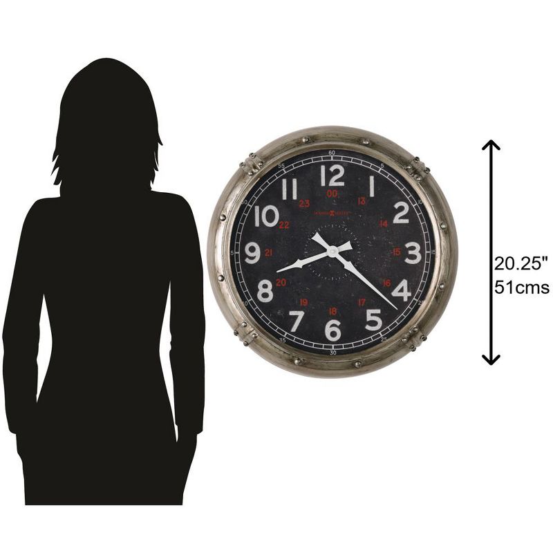 Howard Miller 625717 Howard Miller Riggs Wall Clock 625717