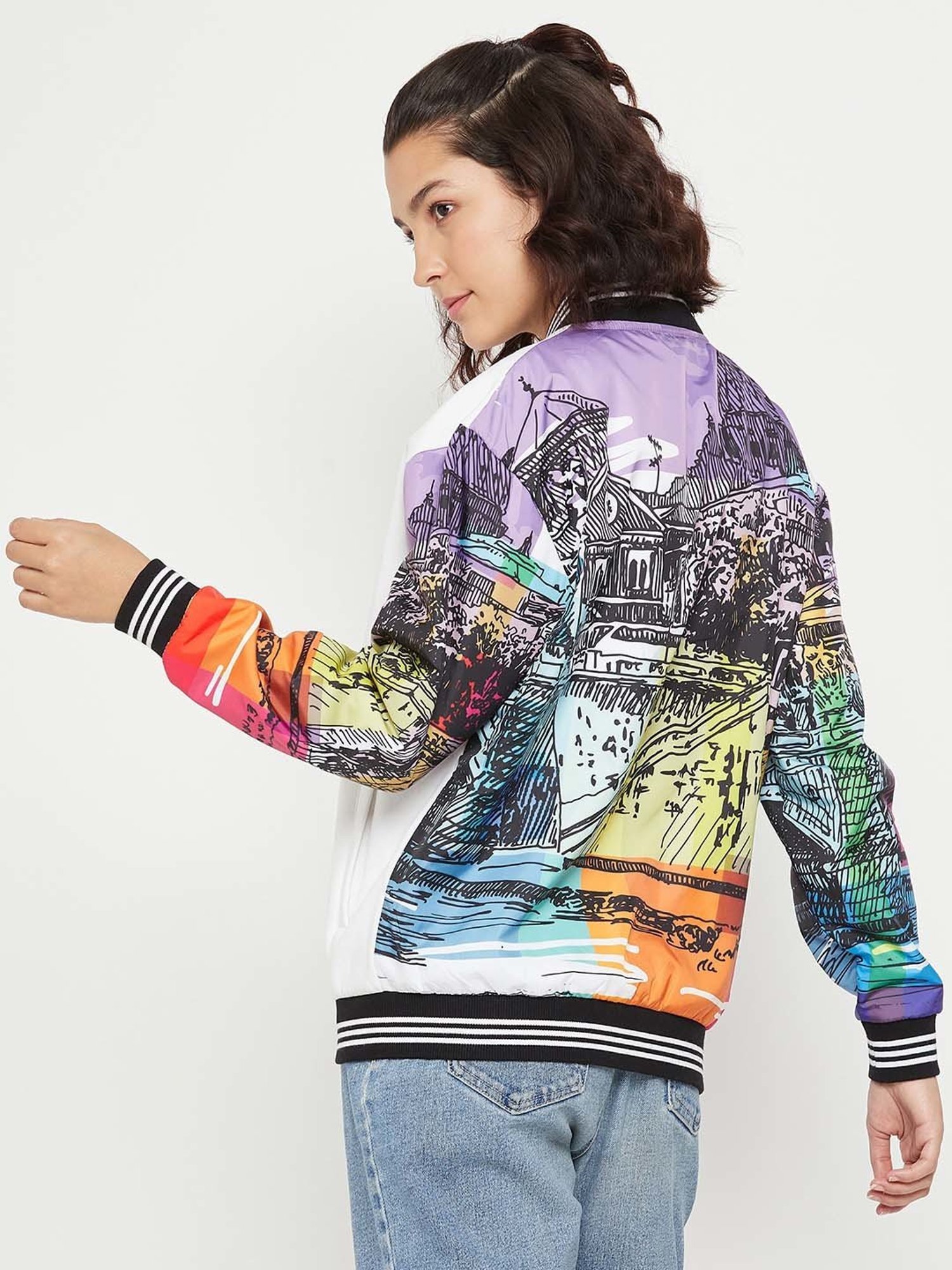 Karyn Seo Miranda Vintage Inspired Embroidered Kimono Cardigan