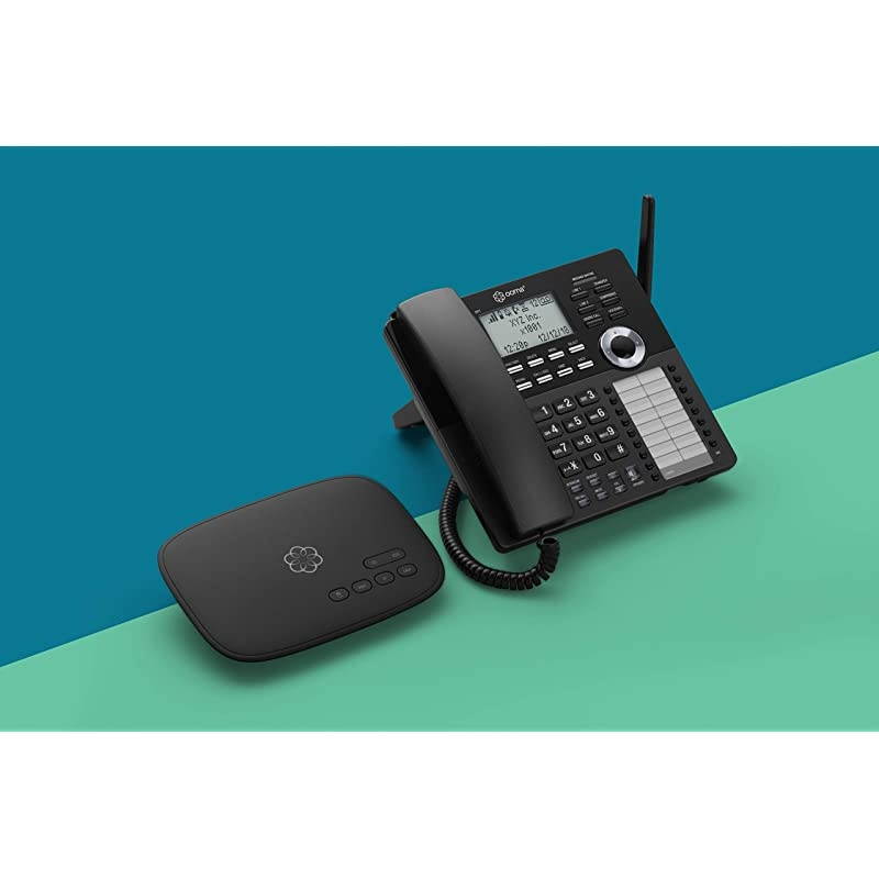 DP1-T Wireless Business Desk Phone. Connects wirelessly to  Telo Base Station. Works with  Telo VoIP Free Internet Home Phone Service.