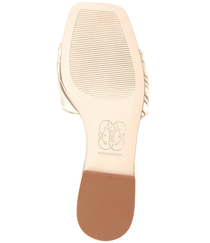 Antonio Melani x Kimberly Whitman Magnolia Pleated Leather Dress Flats