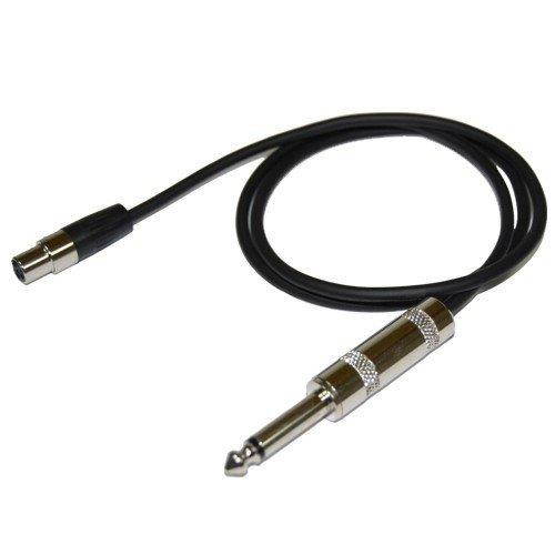 HQRP 4-Pin Mini Connector (TA4F) to 1/4-Inch Connector Instrument Cable for Shure AXT100 T1 T1G UT1 SC1 BLX1 PG1 PGX1 PGXD1 GLXD1 QLXD1 SLX1 LX1 FP1 ULX1 ULXD1 UC1 UR1 UR1M U1 + Coaster