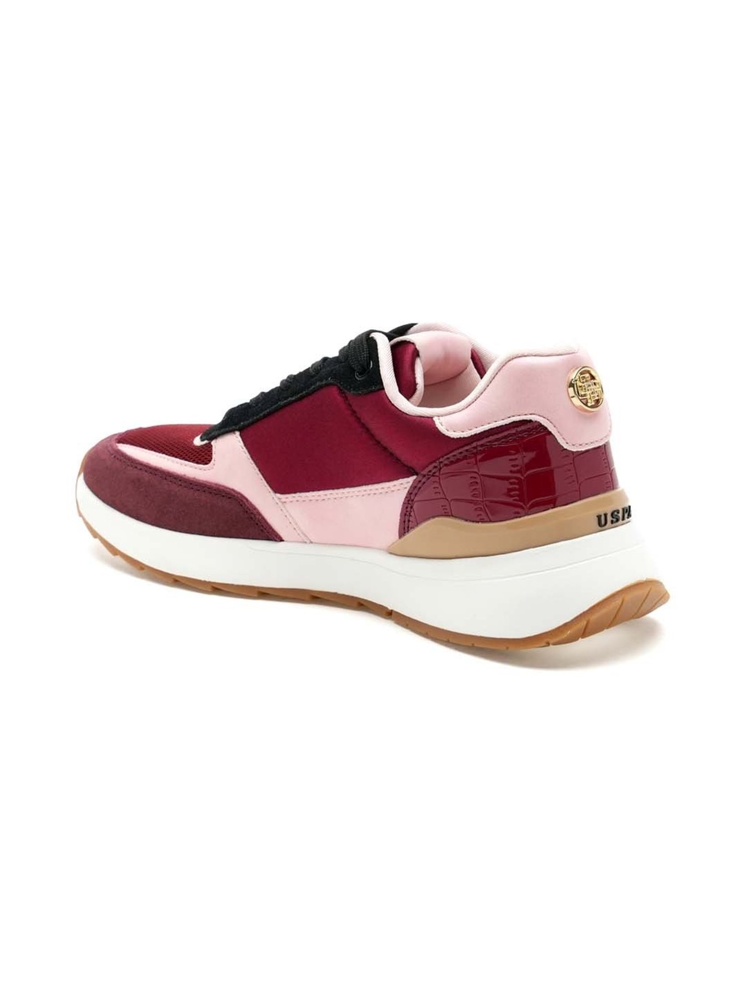 U.S. Polo Assn. Women's Maroon Running Shoes