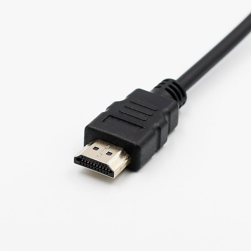HDMI TO VGA Adapter Male To Famale Converter With Audio Cable 1080P Digital to Analog Video Audio For PC Laptop Tablet