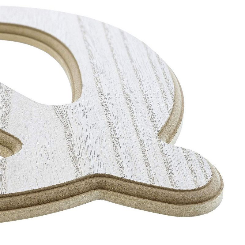 Genie Crafts Unfinished Wood 12-Inch Decorative Letters Q Alphabet for DIY Crafts & Home Wall Decor